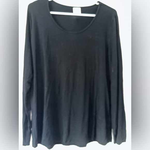 Soma black Relaxed Pajama Blouse - Picture 1 of 3